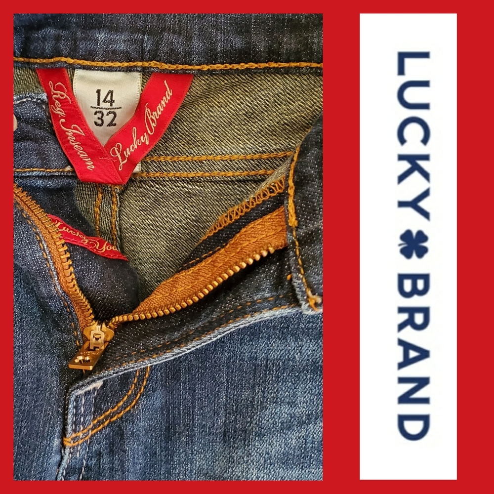 LUCKY BRAND | 14/32 Jeans 5 Pockets with Designs
